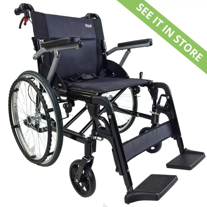 Lightweight Wheelchair – 18″ Seat